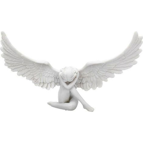 Weinender Engel, Gartenstatue, Göttinnen-Engelstatue, Harzornamente, Engelsflügel-Miniaturfiguren, Heimdekoration