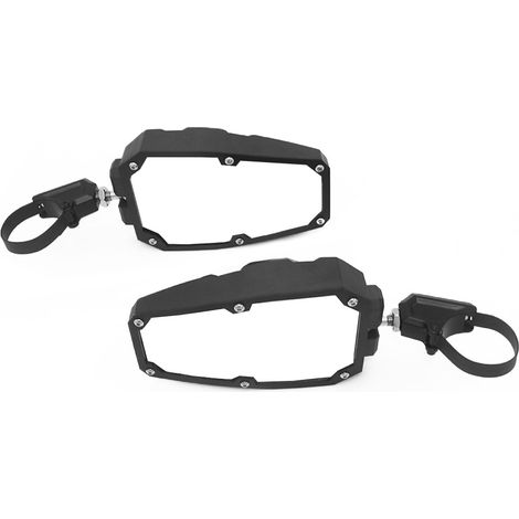 Un par de espejos laterales para UTV con barras antivuelco de 4,4 a 5 cm (1,75 a 2 pulgadas), compatibles con Polaris RZR y Kawasaki Teryx. (1/3)