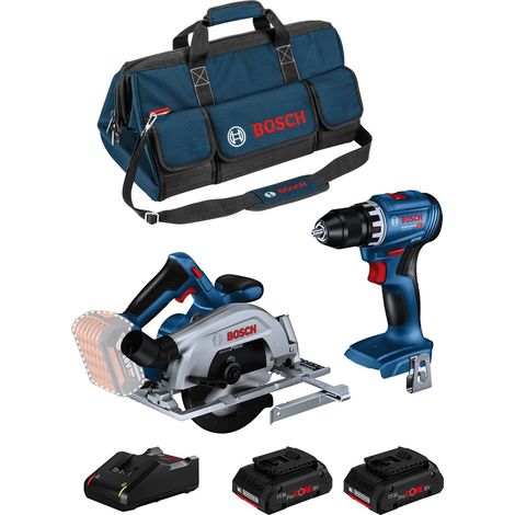 BOSCH Kit BK2025BAG (GSB 18V-45 + GKS 18V-57-2 + 2 x 4,0 Ah ProCORE + GAL18V-40 + HDBAG) (1/5)