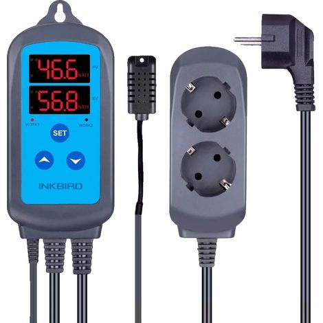 Controlador de humedad, pantalla digital, cambio de modo automático (1/5)