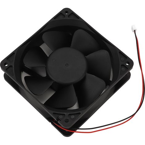Ventilateur axial BERM 12038, ventilateur d'extraction haute puissance pour armoires électriques industrielles, 24 V CC (1/5)