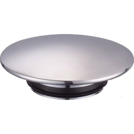 Ricambio tappo tondo per piletta click-clack in ottone cromato  Tecom