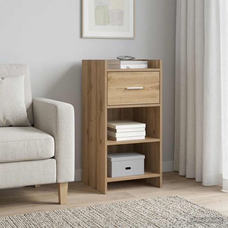 Aparador Roble artisan 40 x 36 x 80 cm Madera de ingeniería (1/4)