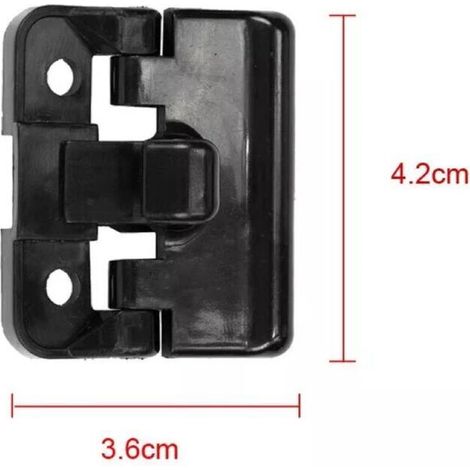 Loquet de couvercle de console centrale, boucle de boîte d'accoudoir central de voiture, accessoires automobiles durables, compatible avec Toyota (1/3)
