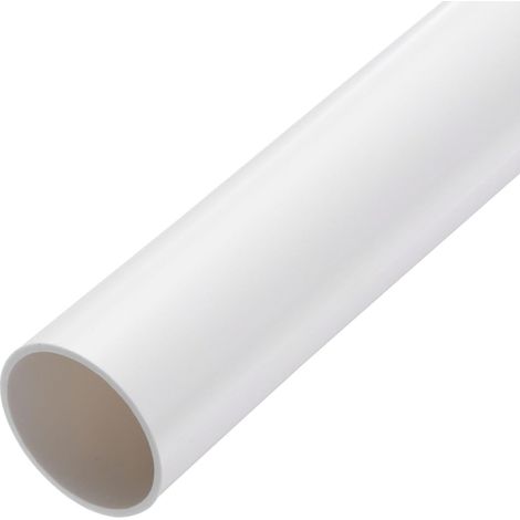 Tube Rigide en PVC de 2 Pouces, Tuyauterie Ronde, Tuyauterie, 46mm ID 50mm OD, Longueur de 9 Pouces, Blanc, Haute Résistance pour Tuyau d'Eau, Artisanat, Manchon de Câble (1/5)