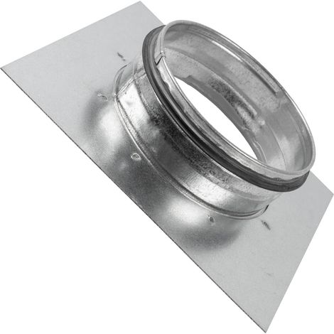 1 Bride de connecteur de conduit 12,5 cm, joint EPDM, plaque montage 18x18 cm, adaptateur séche-linge CVC
