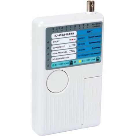 Testeur de câbles USB, LAN, RJ45, RJ11, RJ12 (1/3)