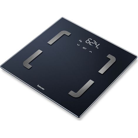Beurer BF 880 WiFi Körperanalysewaage 76008 digital Wägebereich (max.)=180 kg Schwarz (1/4)