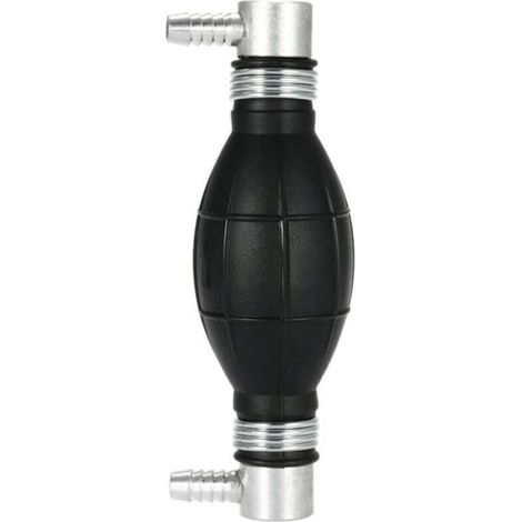 Pompe à Main Essence en Caoutchouc - Poire d'Amorçage Carburant pour Voitures, Motos et Bateaux 10mm(Noir) (1/4)