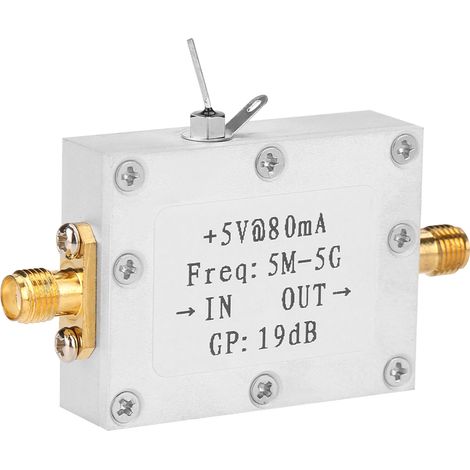 5M-5GHz Breitband-HF-Signalverstärker, Verstärkung 19dB mit 2G Breitbandverstärkung (1/5)