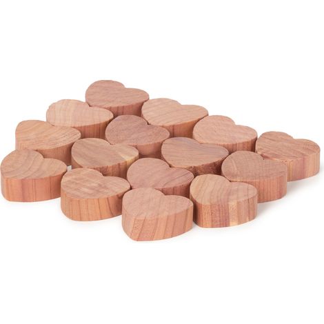 COMPACTOR - Antimite coeurs en cèdre lot de 15 (1/5)