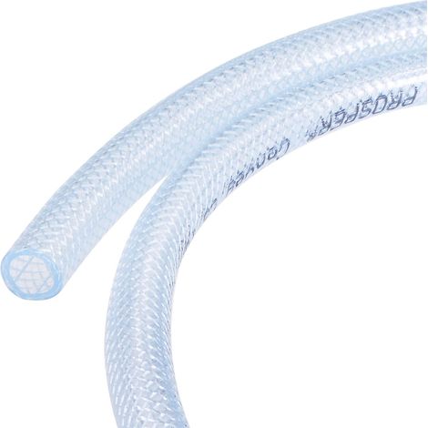 Tuyau PVC Tressé Renforcé Tube 10mm Diamètre Interne 14mm Diamètre Externe 1m Transparent Haute Pression pour Tuyau eau pour Irrigation de Jardin (1/4)
