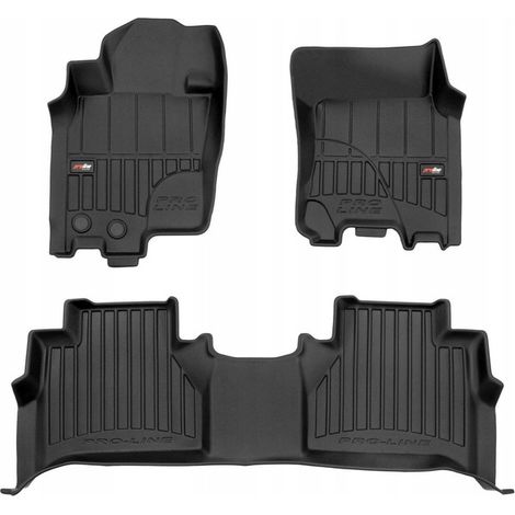 ALFOMBRAS Y FELPUDOS DE GOMA NISSAN NAVARA 4 2014-2022 3D TROUGH (1/5)