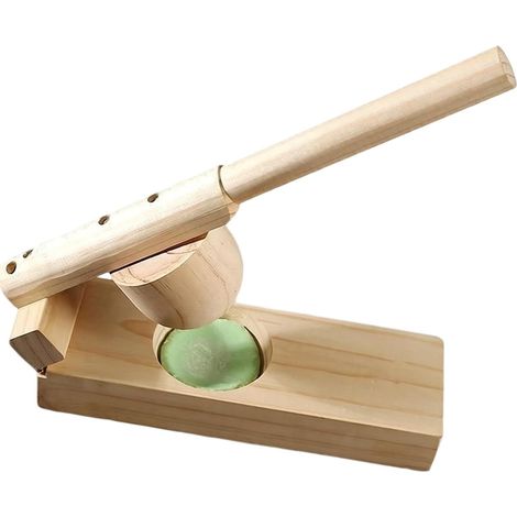 Le fabricant de pâte en bois produit des emballages de qualité professionnelle pour tous les besoins de cuisine, presse à boulettes en bois, moule pour faire maison (1/5)