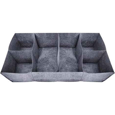 Jardinière surélevée extra large,180 x 90 x 30 cm,sacs de culture rectangulaires(gris) (1/5)
