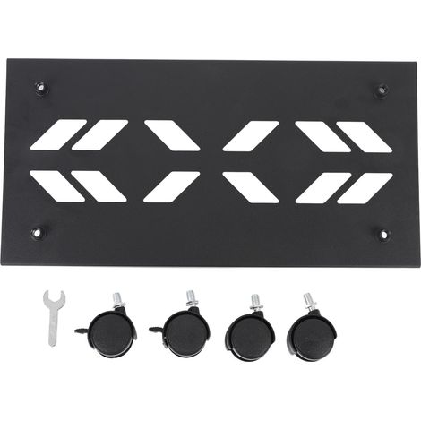 Support tour ordinateur avec roues acier ventilé – PC mobile CPU bureau gaming accessoires, bureau (1/5)