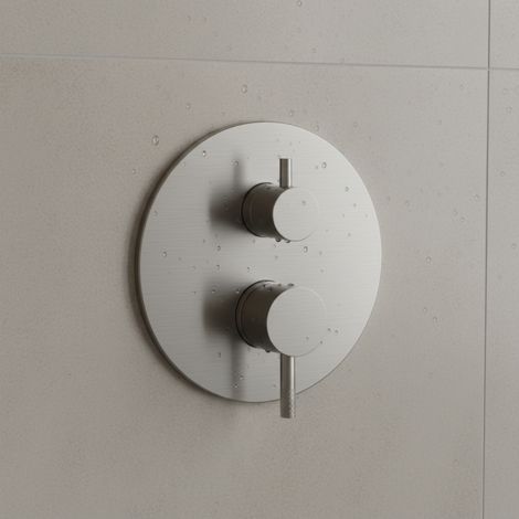 Set esterno miscelatore incasso doccia 3 uscite Steel Looking Paffoni Jolly JLBOX019ST Steel looking (1/4)
