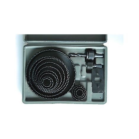 SEGHE FRESE FRESA A TAZZA PUNTE PUNTA IN VALIGETTA 16 pz LEGNO CARTONGESSO OX