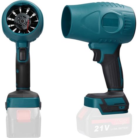 Ventilador turbo portátil con conducto, ventilador de chorro de alta potencia, ventilador potente con batería de litio, máquina multifuncional para lavar coches, soplador de polvo de alta potencia.