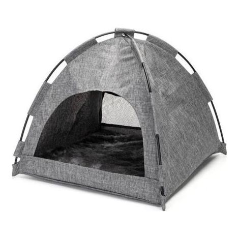 Pet Maison pour Chats Tente pour chat à double usage hiver etété Bac et maison de toilette pour chat (1/5)