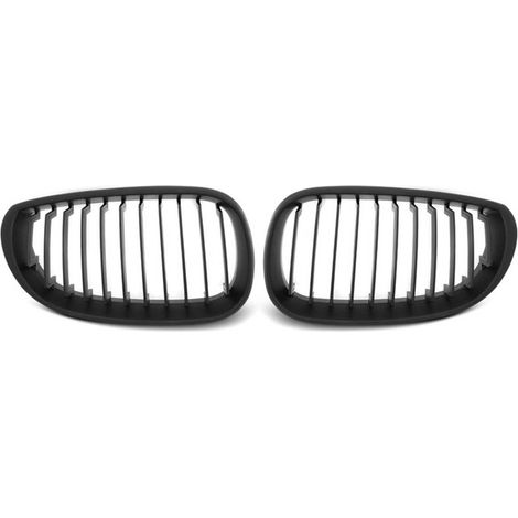 Paire grilles calandre BMW serie 5 E60/E61 de 07/2003 a 2010 Noir-27318068 (1/5)