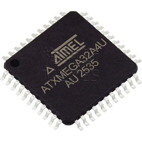 Composants électroniques de la puce ATXMEGA32A4U-AU ATXMEGA32A4U-MH, 5 unités expédiées.