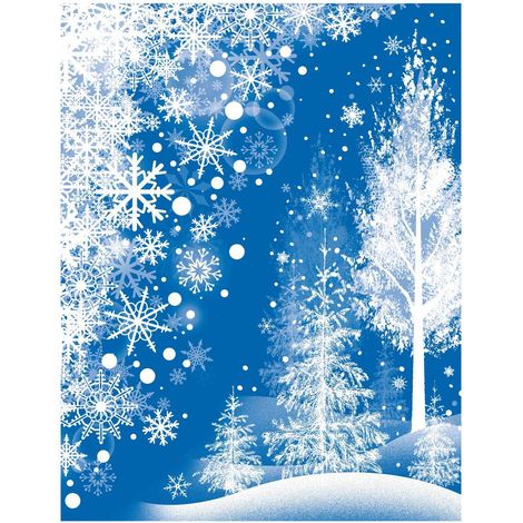 Decovitre weiß Glitter 29x41cm -
