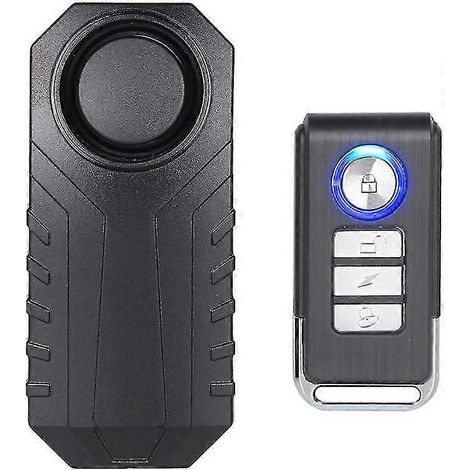 Sistema de alarma antirrobo inalámbrico para motocicletas de 113 dB, resistente al agua y con un sonido muy potente.