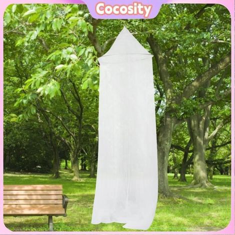 Cocosity Moustiquaire en dôme Ciel de Lit avec Moustiquaire en Forme de Dôme avec Bordure en Dentelle Délicate, Tente de deco lit (1/5)