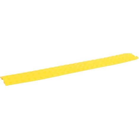 vidaXL Rampa protectora de cables de suelo 4 uds amarillo 98,5 cm (1/2)