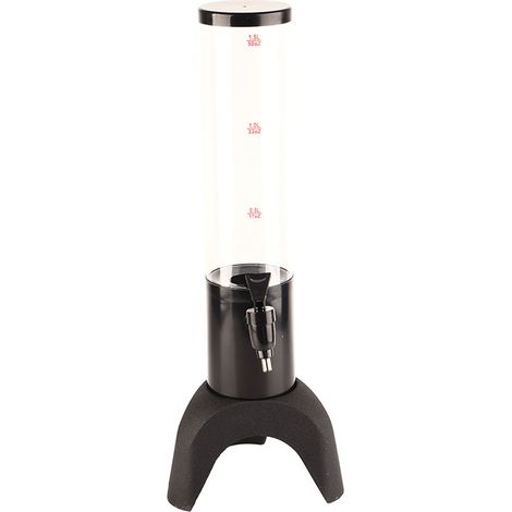 Distributeur de bière 3 pieds 1,5L transparent pour fêtes accessoires bar maison (1/5)