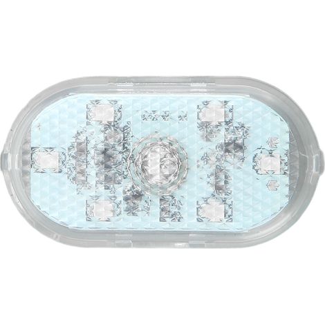 Lampe d'ambiance LED intérieure voiture, mini lampe de nuit sans fil à toucher, batterie intégrée, bleu, éclairage d'habitacle auto. (1/5)