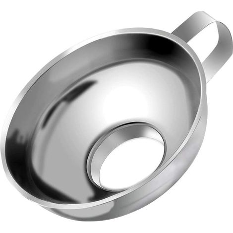 Entonnoir à conserves à large ouverture en acier inoxydable avec poignée - Ustensile de cuisine - Accessoire de confiture (1/5)
