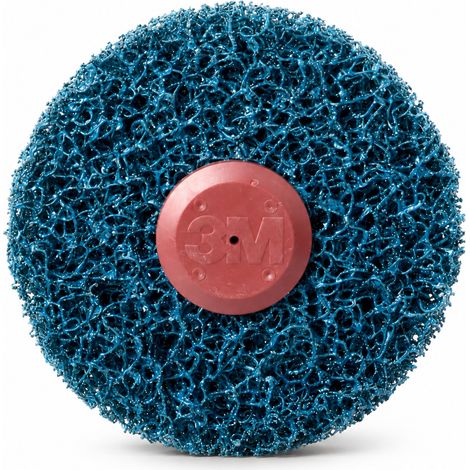 Disque abrasif Scotch-Brite Roloc 3M 75 mm grain gros bleu CG ZS B61167 (1/2)