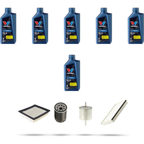 Kit tagliando 4 FILTRI e 6L OLIO compatibile con Mazda Tribute 3.0 v6 145kw dal 2000 (1/5)