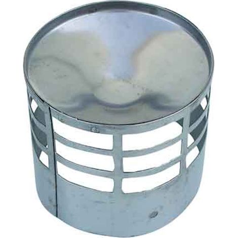 TERMINALE DI SCARICO PER TUBO PELLET Ø 80 mm