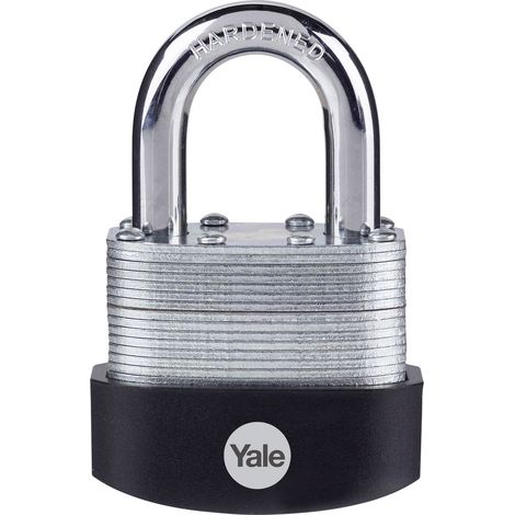 Vorhängeschloss aus laminiertem Stahl YALE - 50 mm - 3 Schlüssel - 24313000 (1/3)