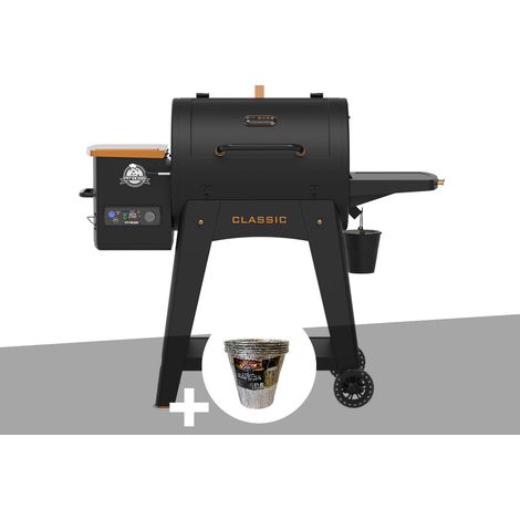 Barbecue à pellets Onyx Classic 700 + 6 seaux jetable  - Pit Boss