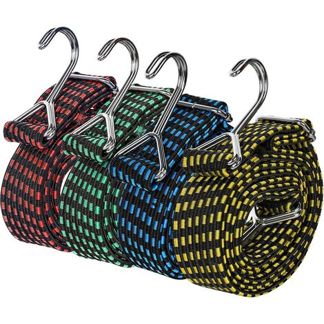 Tendeurs Elastique avec Crochets,2m Sandows Extra Forts avec Crochets (1/5)