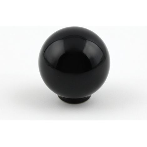 grand noir Bouton tiroir rond ceramique moderne meuble armoire (1/5)