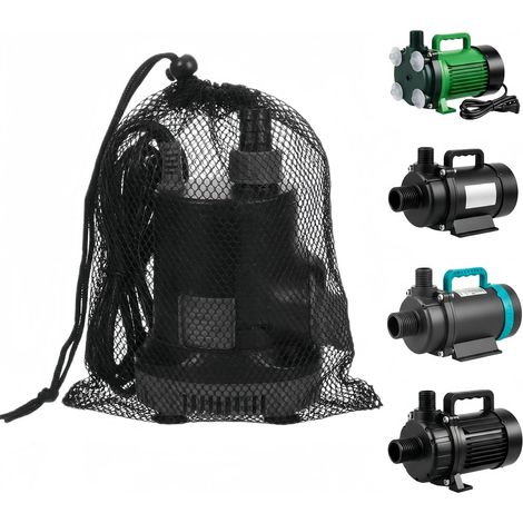 Sacs Filtrants pour Pompe de Bassin, 45 x 45 CM Sac de Barrière de Pompe avec Cordon de Serrage, Réutilisable Sac en Filet de Filtre de Pompe pour Bassin Exterieur, D'Étang de Cour (1/5)