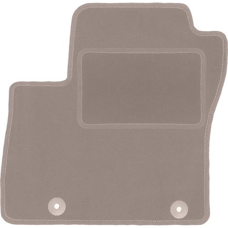 Fahrermatte aus Samt für: Ford Kuga MK1 SUV (2008–2011), beige