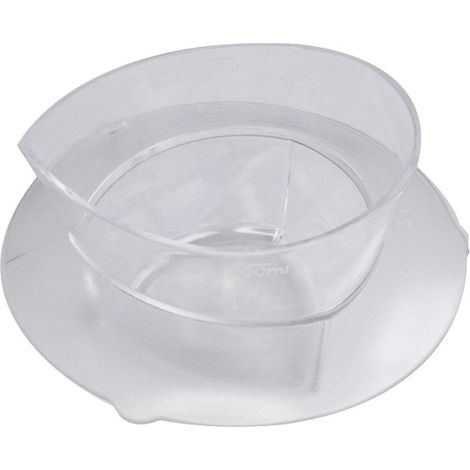 Trade-Shop Messbecher Dosierkappe 100ml passend für Vorwerk Thermomix TM5, TM6 Küchenmaschine / durchsichtig, spülmaschinenfest