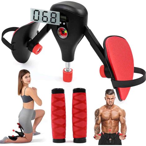 Entraîneur plancher pelvien résistance réglable, compteur, cuisse 45 kg, homme/femme (1/5)