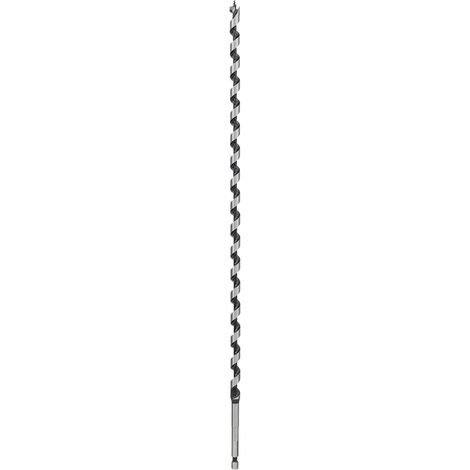 Mèche à bois hélicoïdale, six pans 10 x 385 x 450 mm, d 6,35 mm (1/10)
