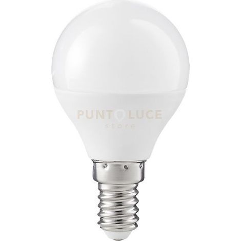 GLA238C- LAMPADINA ATTACCO E14 3000K 360LM 5W GOLOBO IN PLASTICA OPALE