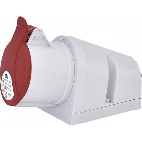 Presa elettrica eti EZ 3253 nero 32A 400V