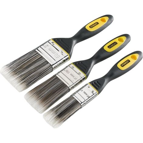 Stanley Tools Dynagrip Synthetic Brush Set of 3