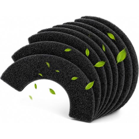 Lot de 8 filtres à charbon actif épaissis (0,4 po) compatibles avec LR 4 Connect – Filtres de rechange pour litière automatique pour chats (1/5)