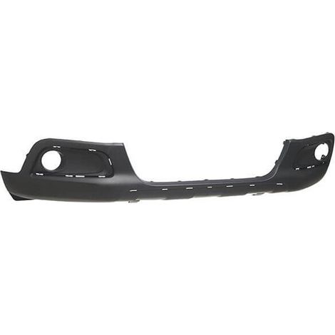 Pare-choc inférieur avant noir avec trous moulures et anti-brouillards Peugeot 2008 1 2013-2019